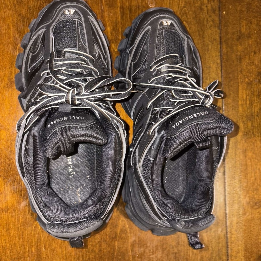 Balenciaga track runners black